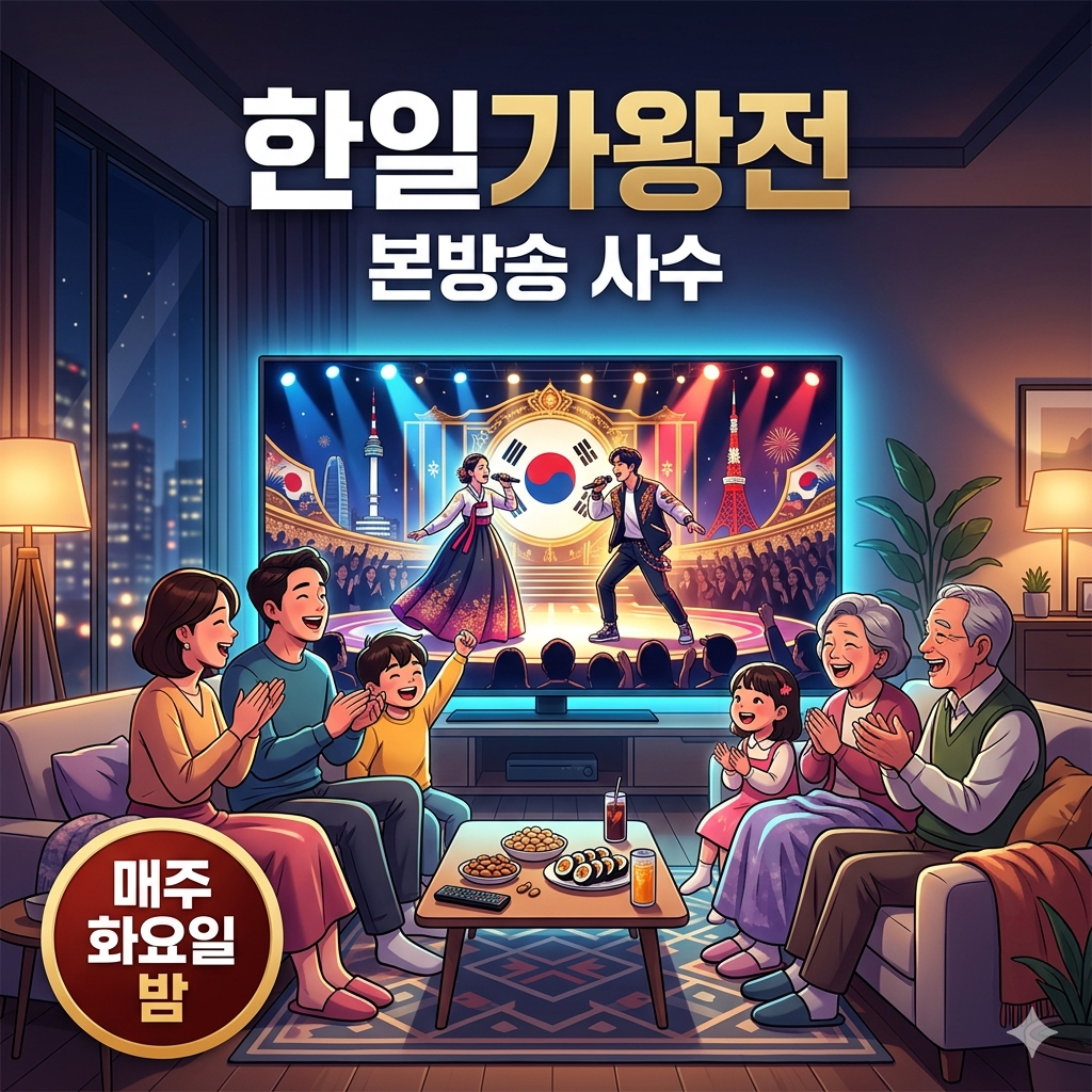 2026 한일가왕전 본방송 시간 및 OTT 다시보기 시청 방법 총정리
