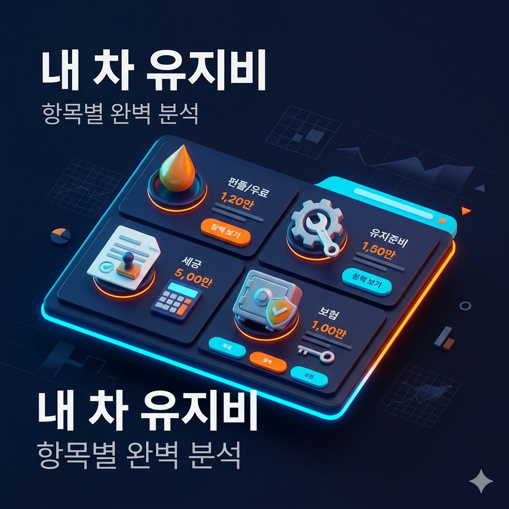 2025 자동차 유지비 완벽 가이드: 내 차에 들어가는 진짜 비용은?