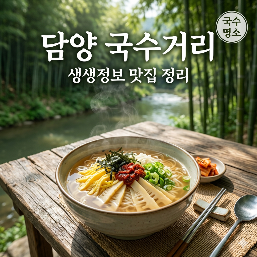2TV 생생정보 담양 국수거리 맛집 정리 | 국수부터 떡갈비, 디저트까지