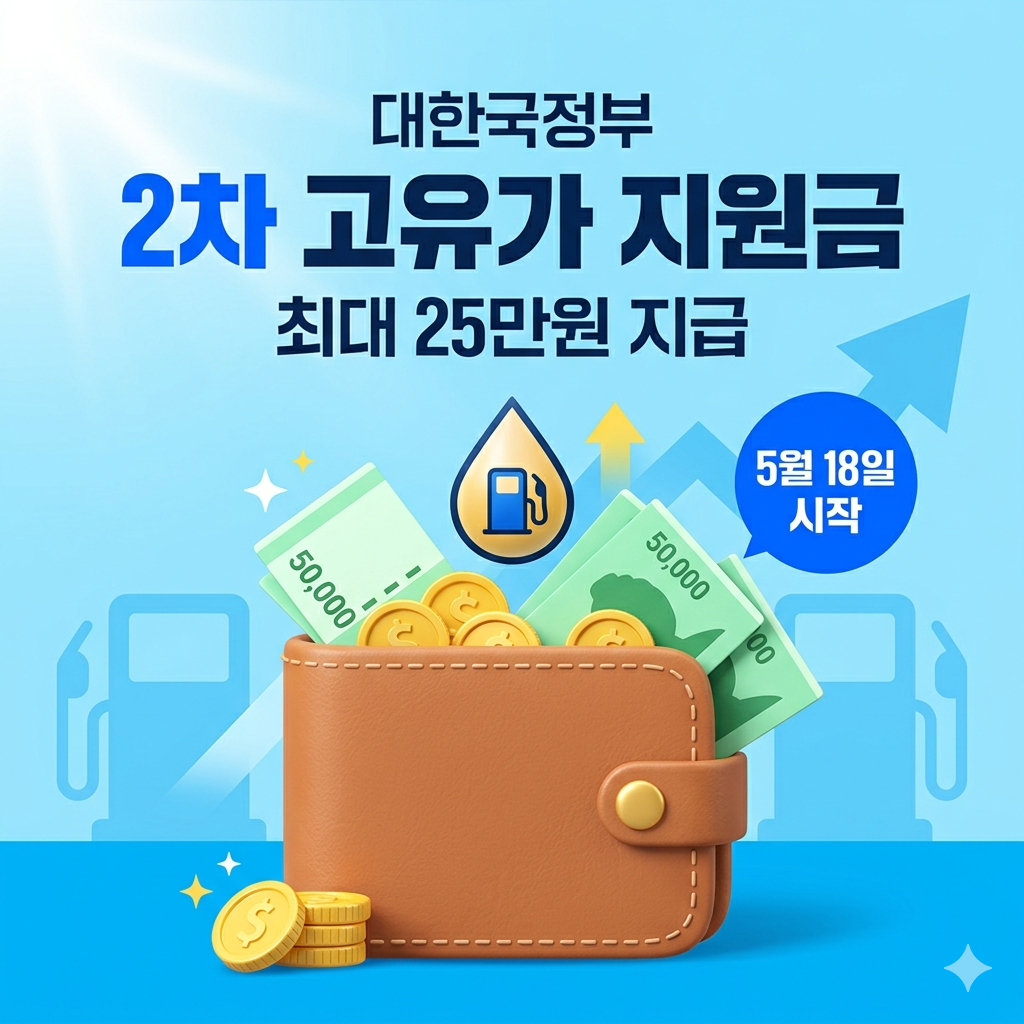 고유가 피해지원금 2차 지급 안내: 대상자 선정 기준 및 지역별 지급액 정리