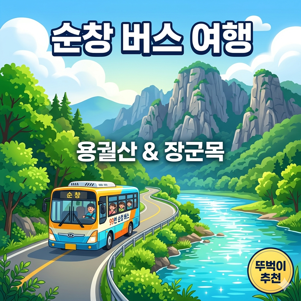 2TV 생생정보 순창 여행 코스 정리: 농어촌버스로 즐기는 섬진강 명소