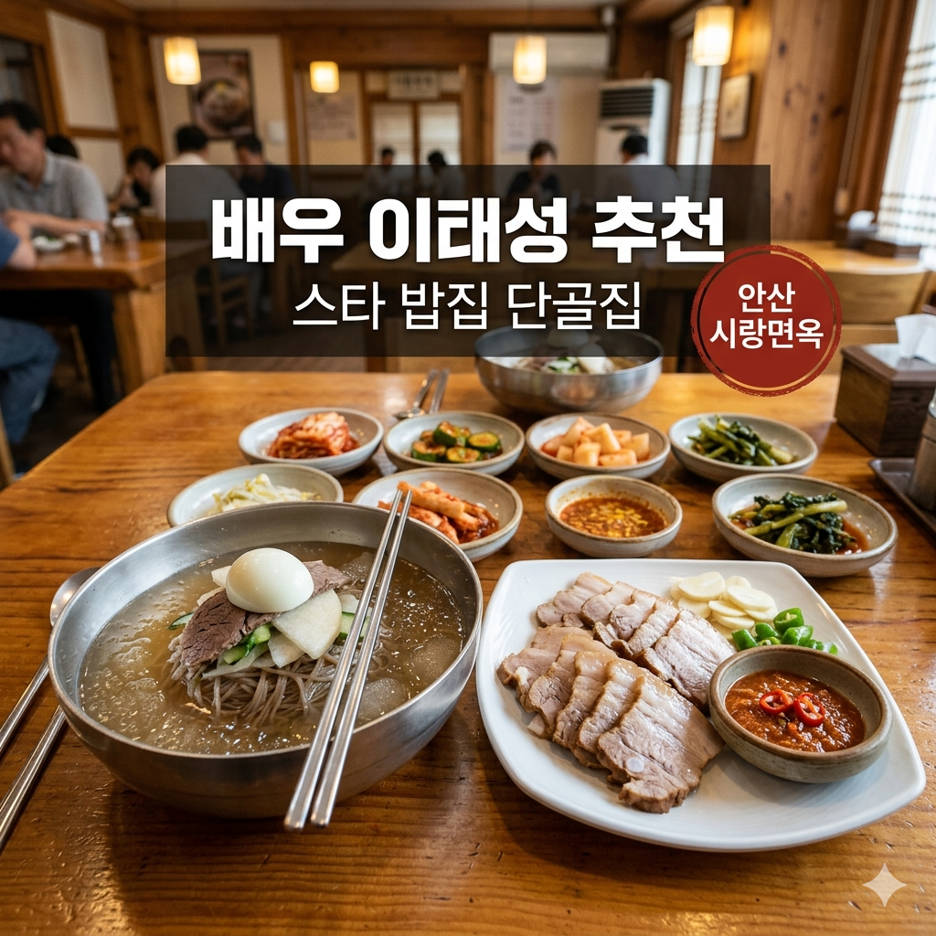2TV 생생정보 안산 평양냉면 맛집 시랑면옥 배우 이태성 추천 스타 밥집