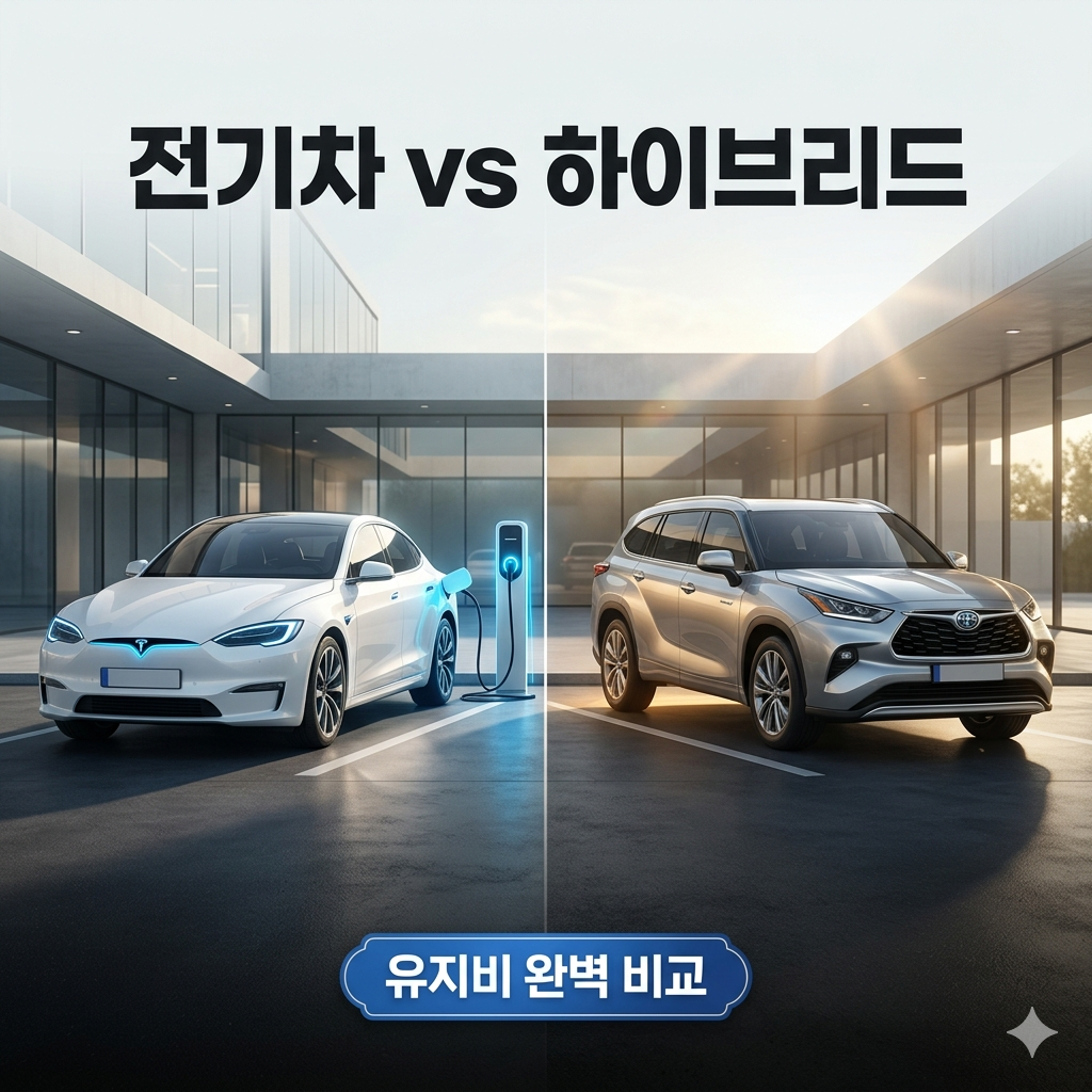 전기차 vs 하이브리드 유지비 완벽 비교: 내게 맞는 경제적인 선택은?