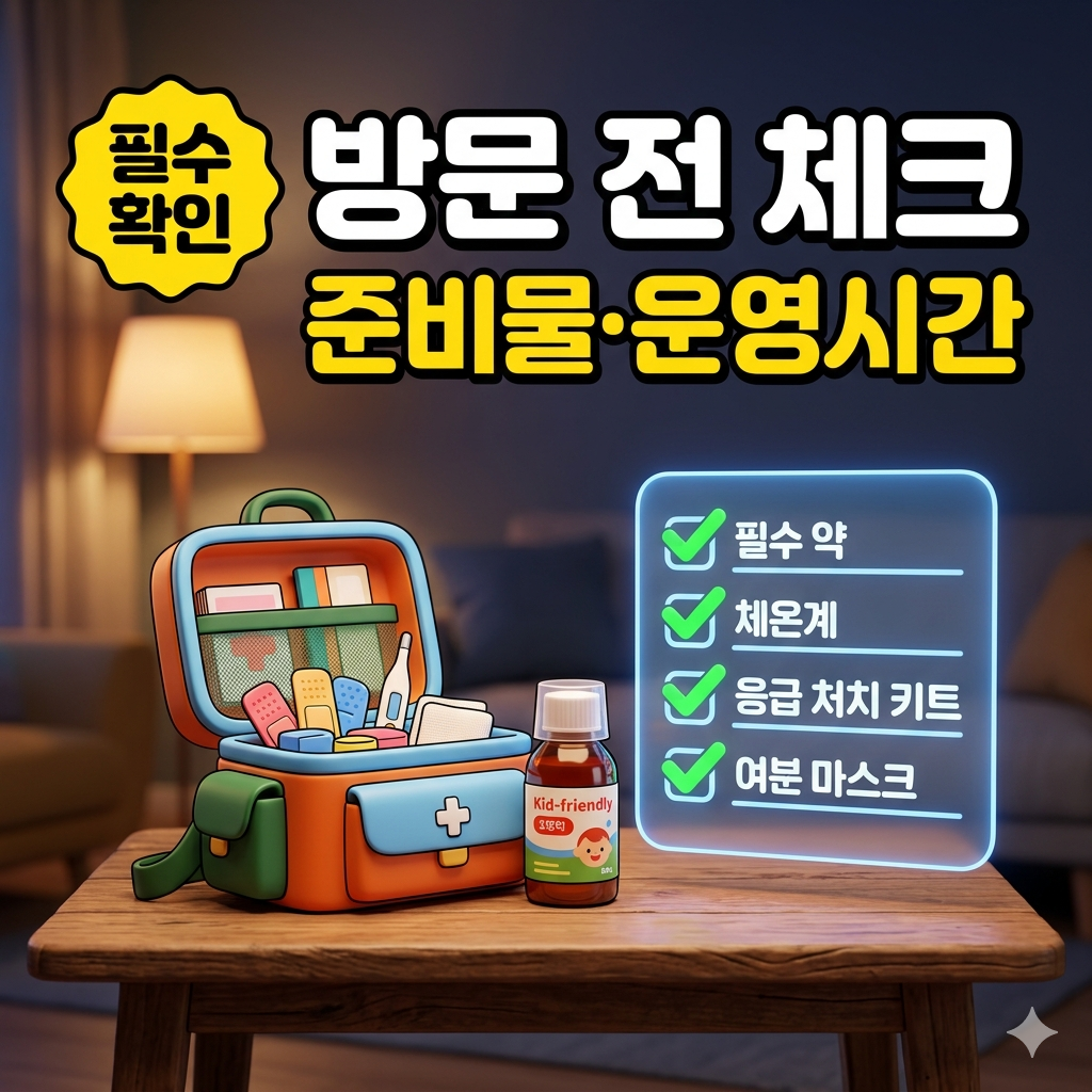 달빛어린이병원 위치 및 실시간 운영 시간 확인 방법 안내
