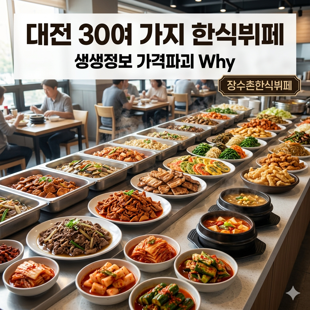 2TV 생생정보 가격파괴 Why, 대전 30여 가지 한식뷔페 '장수촌한식뷔페'