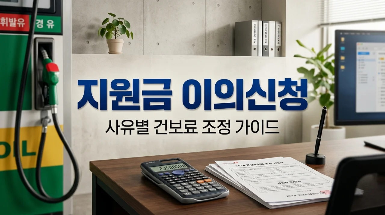 고유가 피해 지원금 이의신청 사유별 방법 (퇴직·폐업·해촉 건보료 조정)