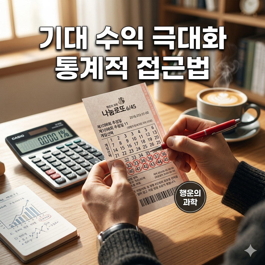 로또 1등 당첨 확률의 과학적 진실: 기대 수익을 높이는 번호 선택 전략