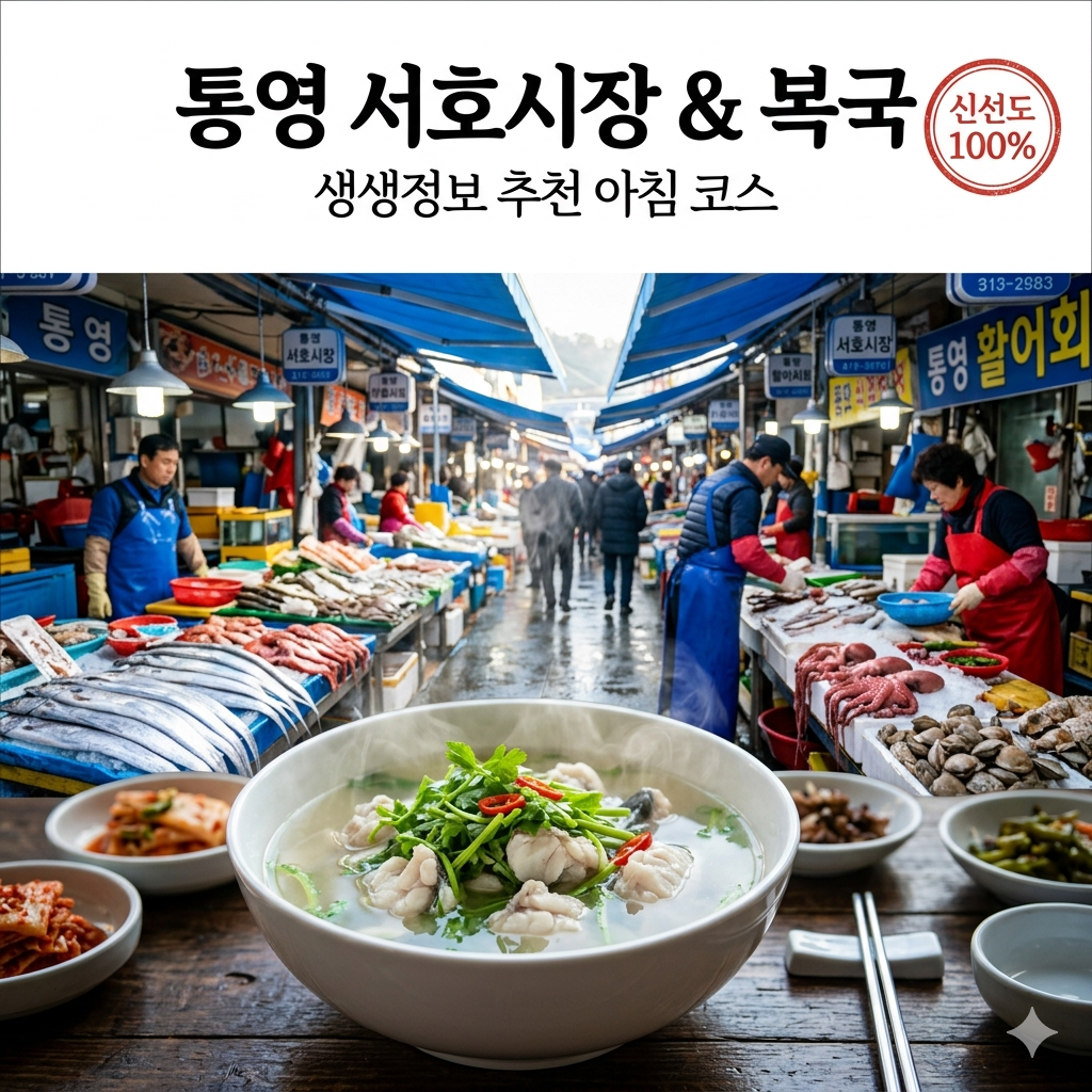2TV 생생정보 통영 여행 코스 정리 | 서호시장부터 충렬사까지 명소 총정리