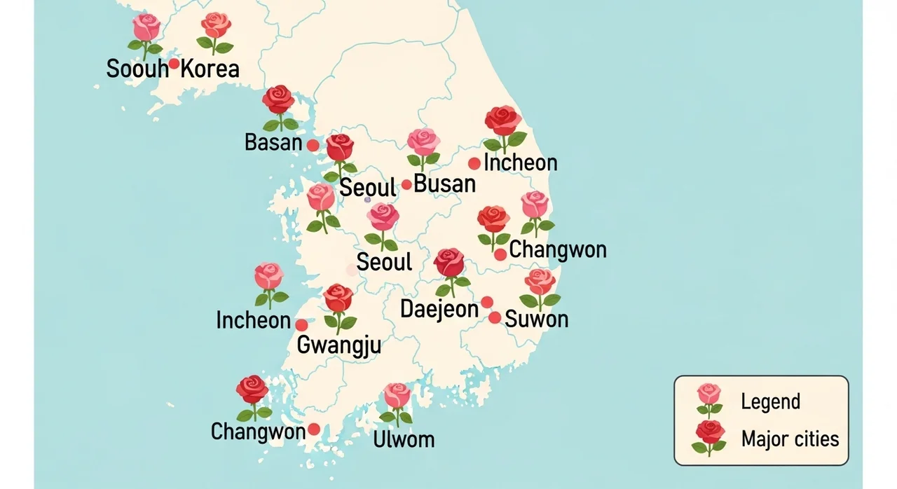 전국 주요 장미축제 한눈에 비교하기 (울산, 서울, 부천, 삼척)