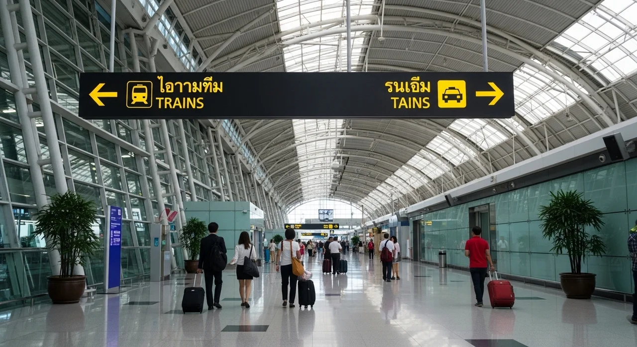 방콕 공항 입국 후 시내까지 빠르게 이동하는 법