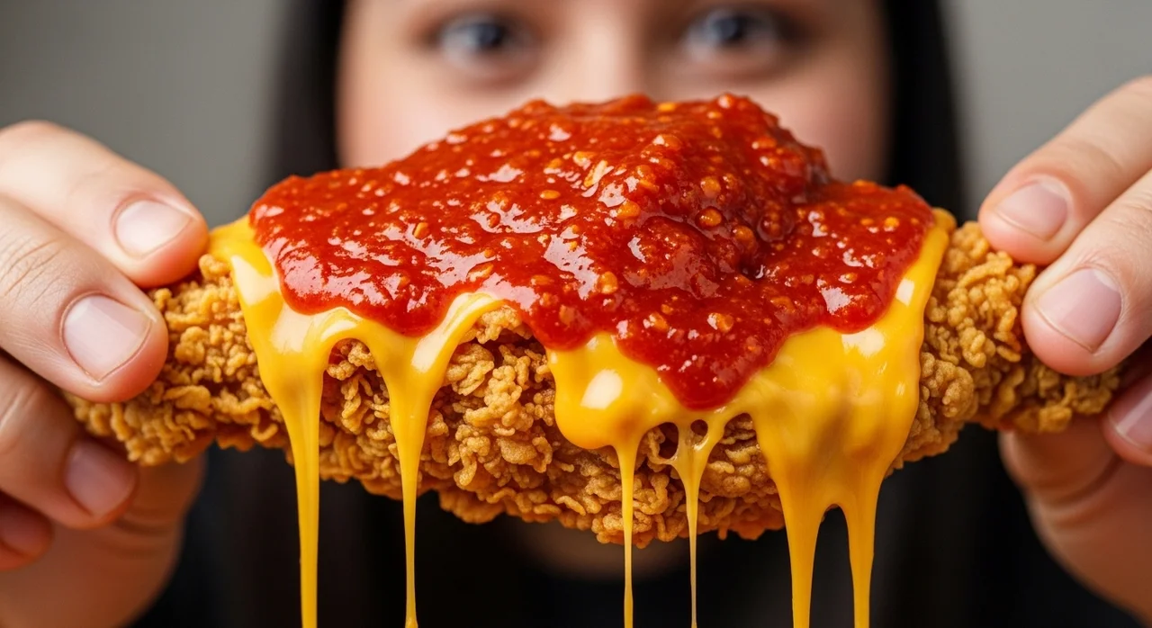 맘스터치 핫치즈밤, 첫 입에 반하는 매콤 고소한 조화