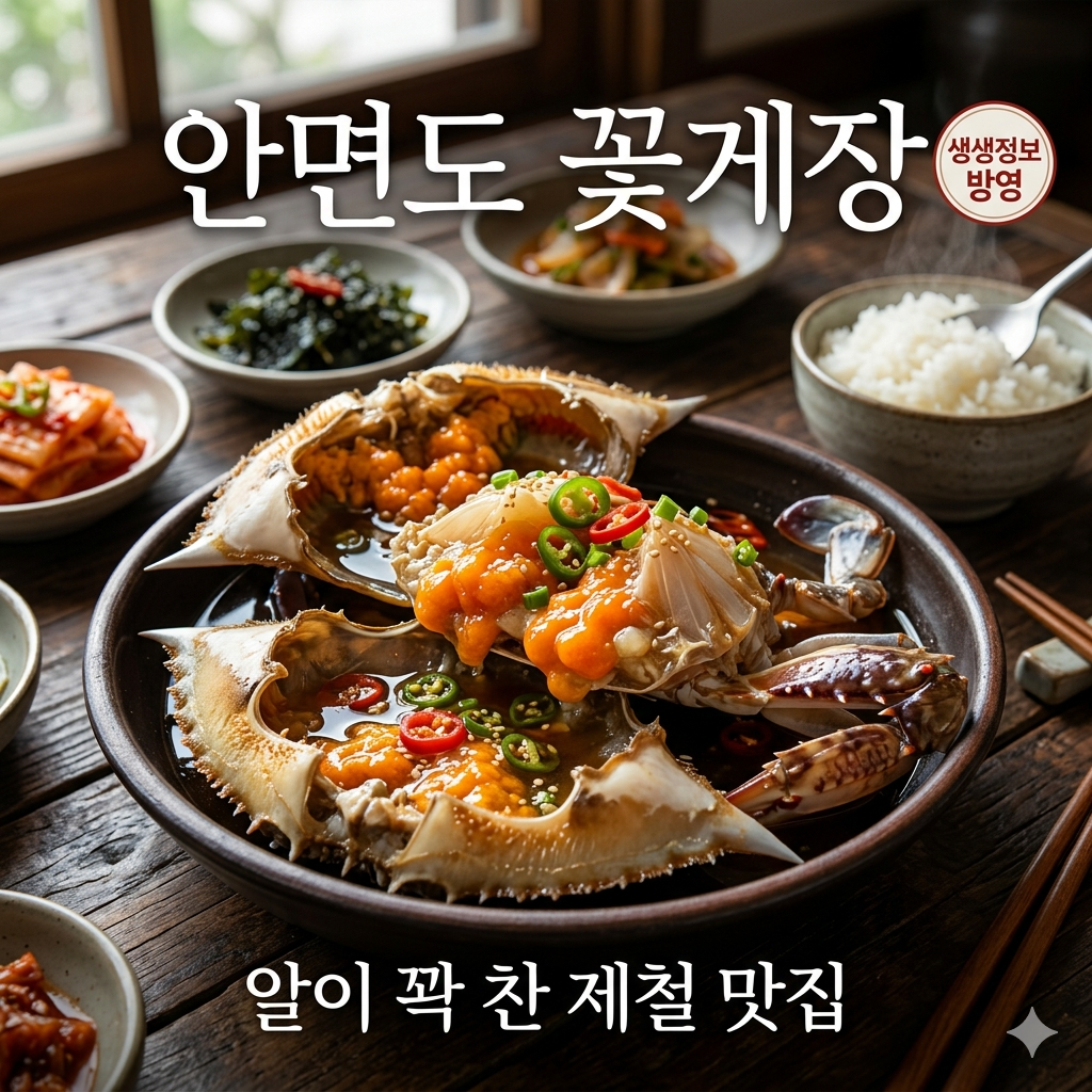 2TV 생생정보 2542회 방영, 안면도 알 꽉 찬 꽃게 맛집 '일송꽃게장백반'