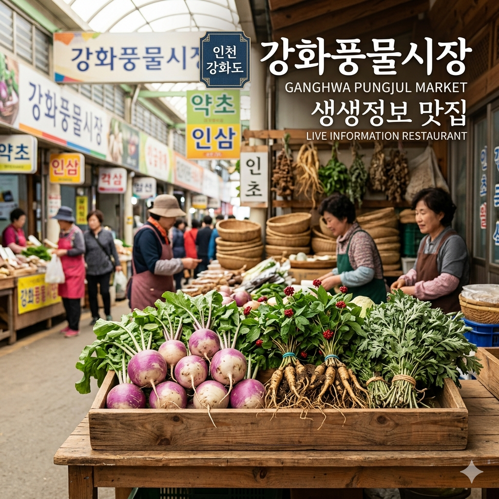 2TV 생생정보 인천 강화도 맛집 정보: 강화풍물시장 & 외포횟집 안내