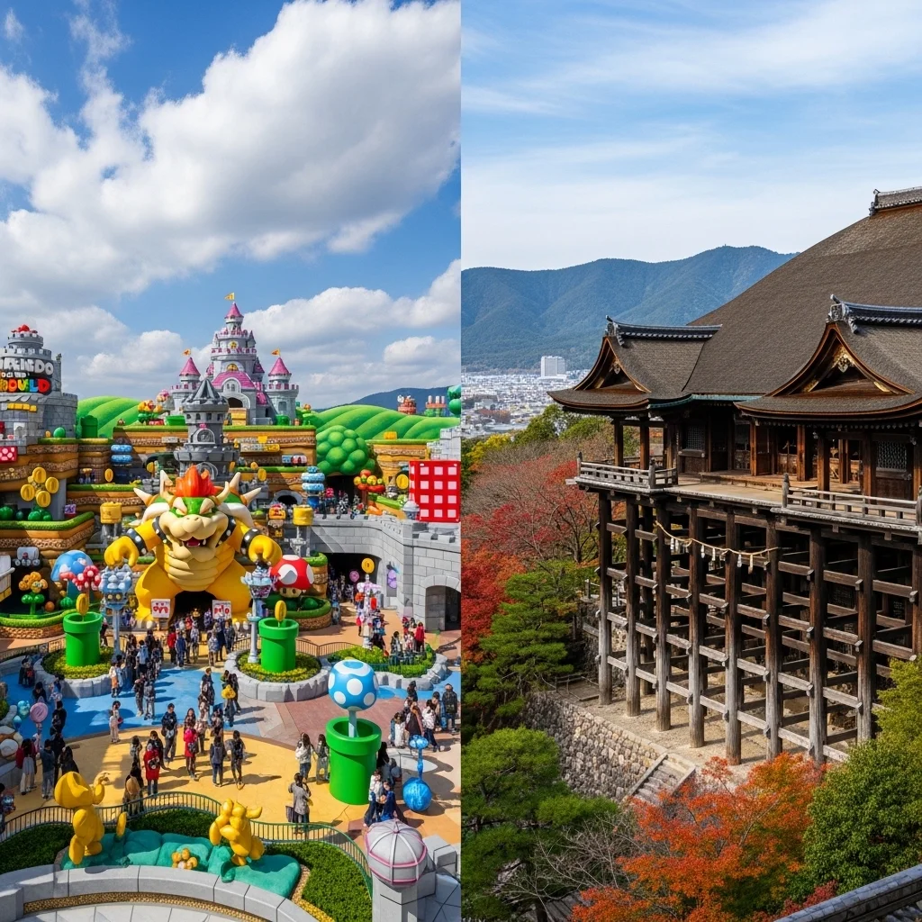 2일차: USJ vs 교토, 당신의 선택은?
