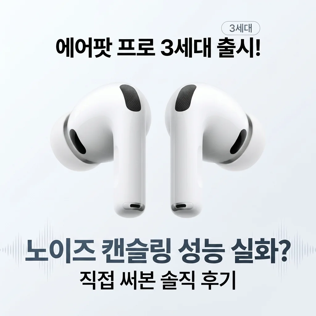 에어팟 프로 3세대 출시! 노캔 성능 실화? 직접 써보고 느낀 솔직 후기