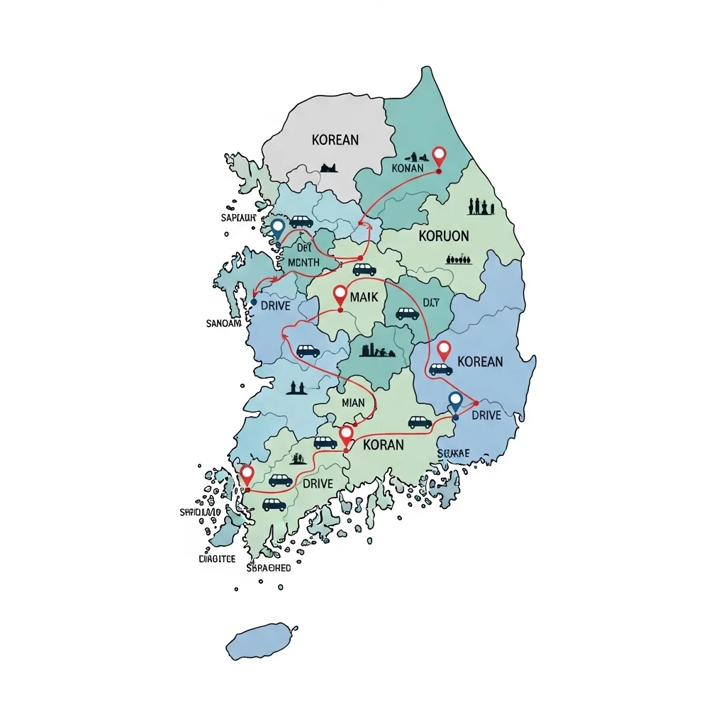 한눈에 보는 SUV 추천 드라이브 코스 요약