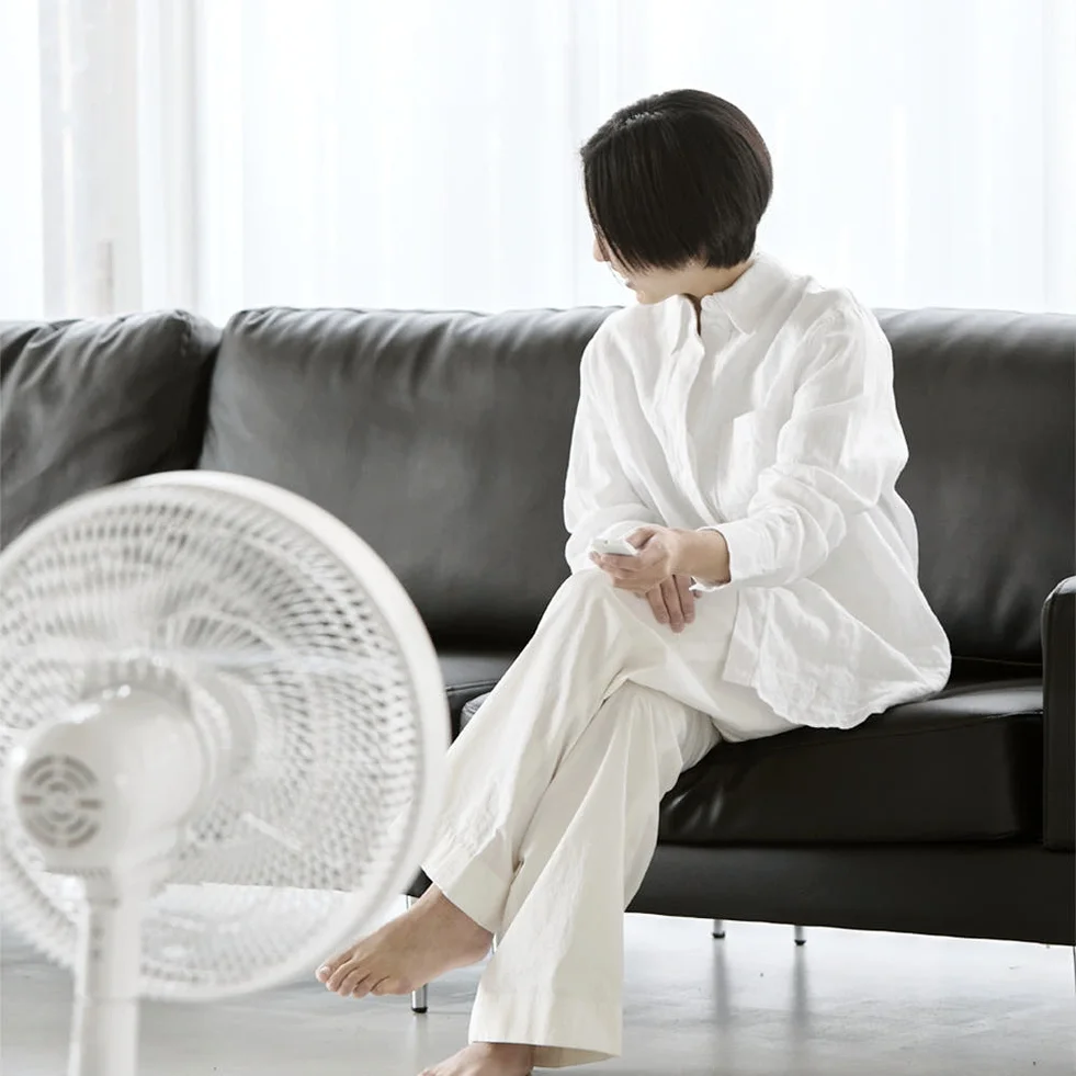 르젠 서큘레이터형 저소음 풋터치 발터치 리모컨 스탠드형 선풍기 LZEF-R132C 상세 이미지 9