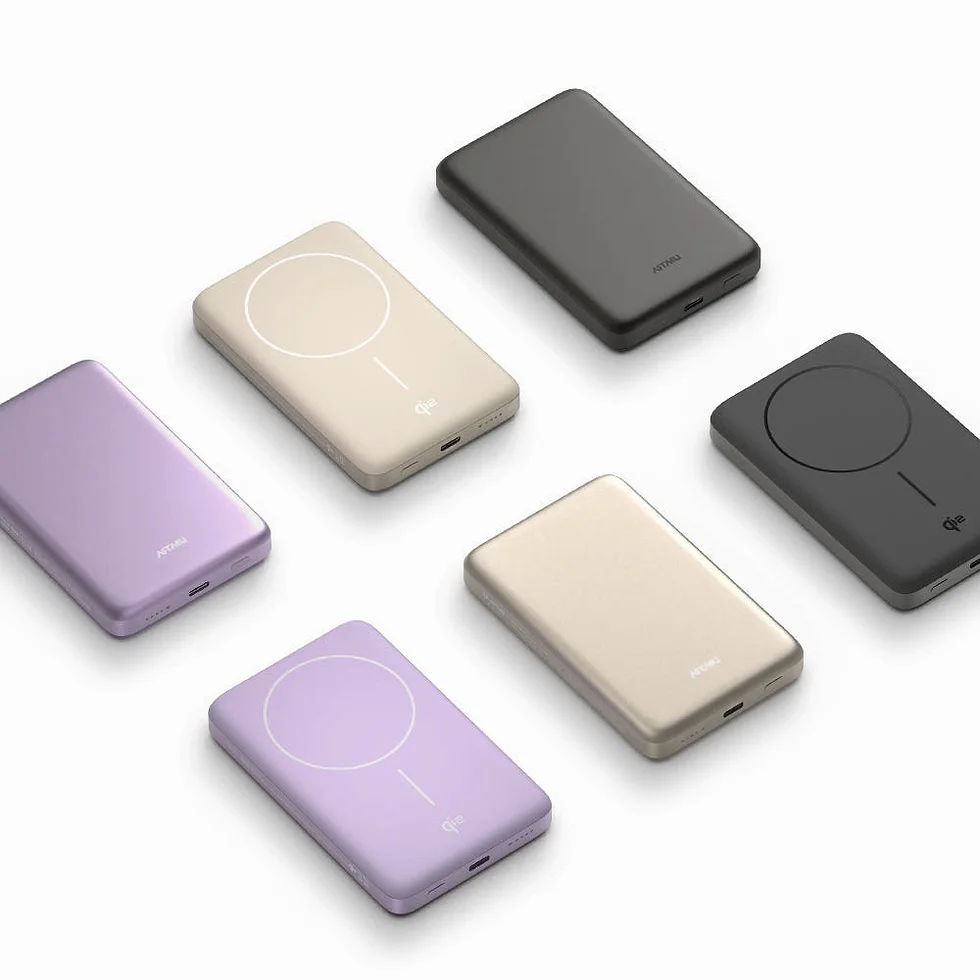 Qi2 15W 맥세이프 슬림 고속 보조배터리 10000mAh QB210 베이지 상세 이미지 8