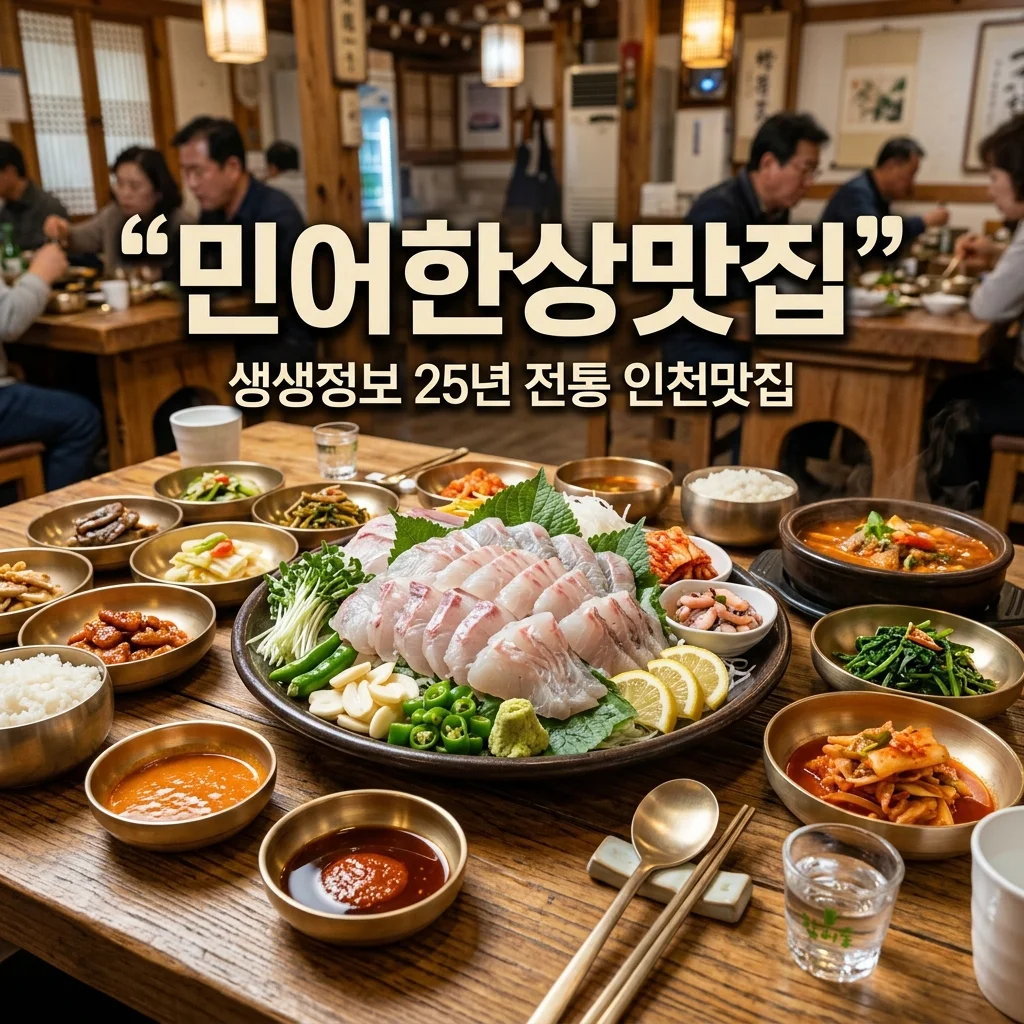생생정보 민어 한 상 인천 신포동 맛집 위치 및 25년 전통 민어 정식 가격 총정리