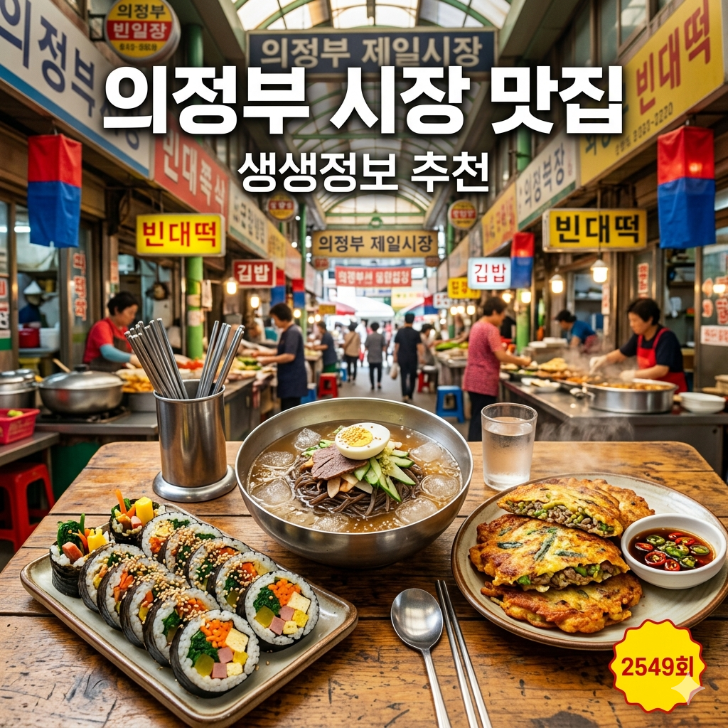 2TV 생생정보 2549회 의정부제일시장 맛집 및 취재 연락처 정보