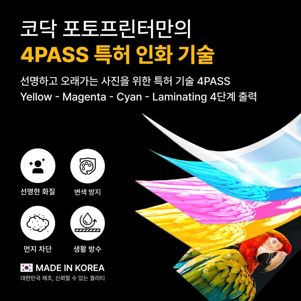 코닥 포토프린터 사진인화기 미니 3 레트로 + 카트리지 38매 번들 P300R 상세 이미지 1