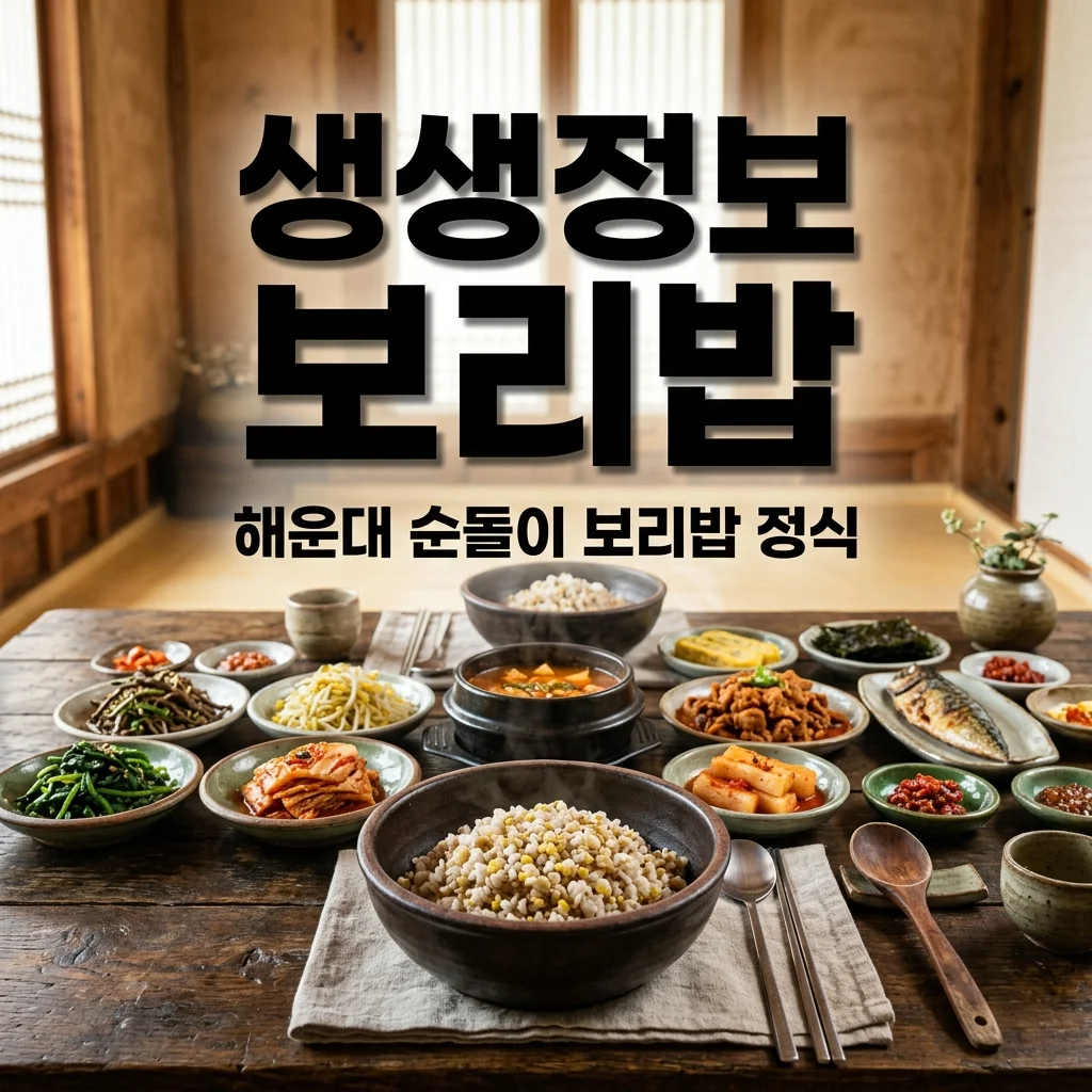 2TV 생생정보 보리밥 정식 부산 순돌이 보리밥 위치 자운 할매 손맛 (2551회)
