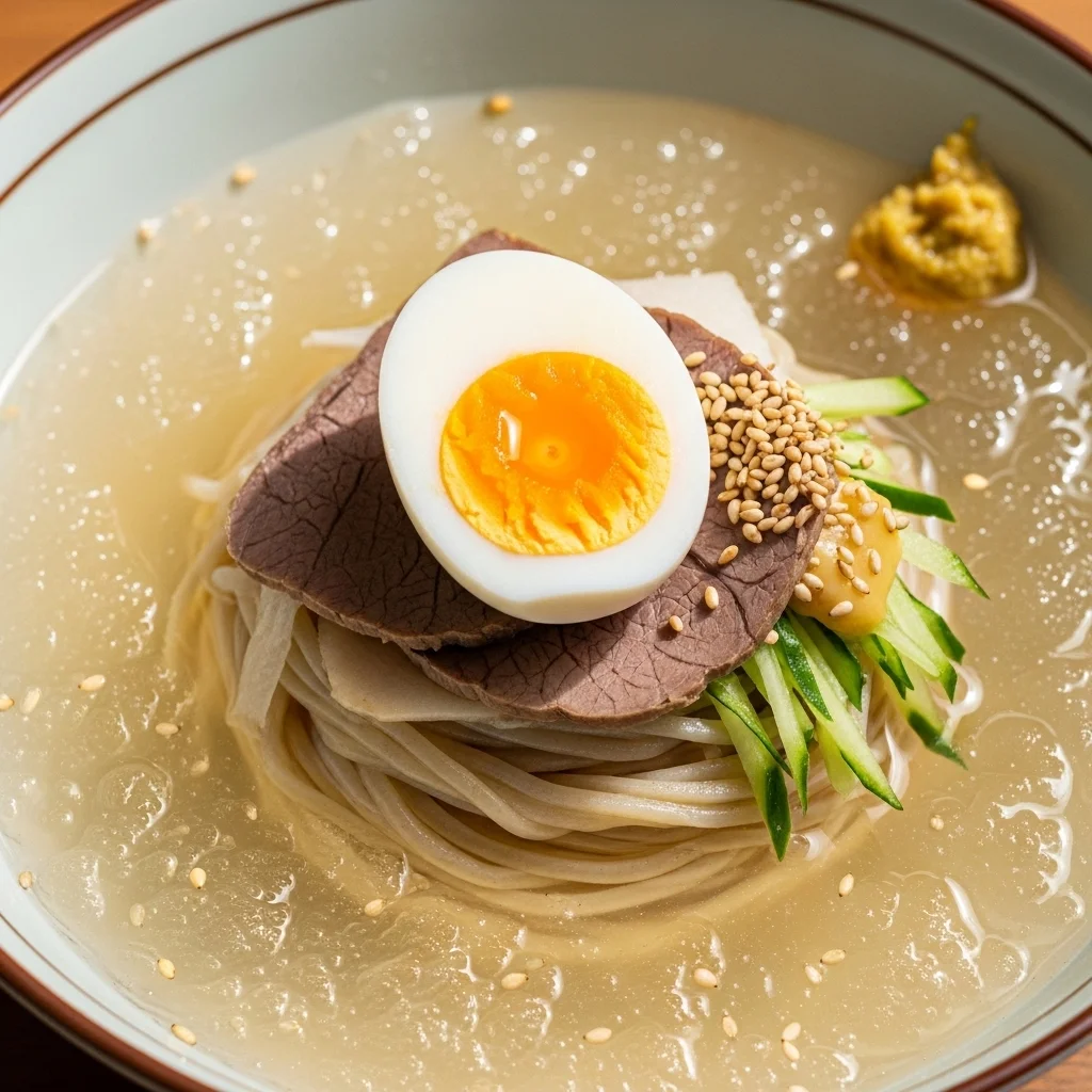 여름엔 역시 냉면! 판교면 '수정냉면'의 깊은 맛