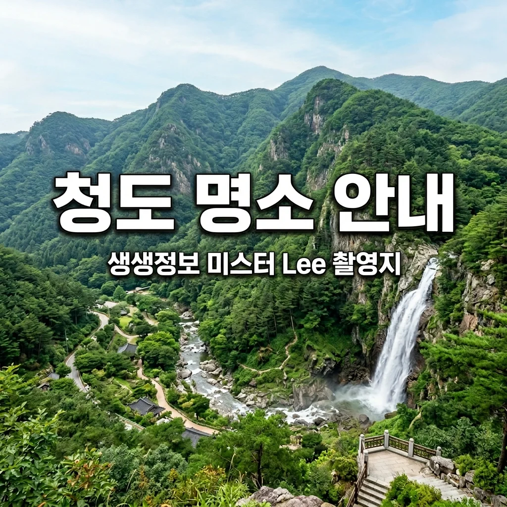 2TV 생생정보 청도 미스터 Lee의 사진 한 컷 명소 위치 및 여행 정보