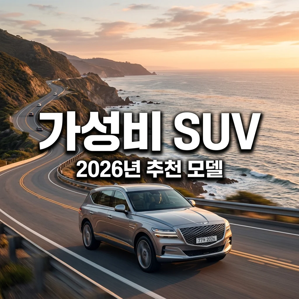가성비 SUV 추천 BEST 5 | 2천만 원대부터 하이브리드까지 (2026)