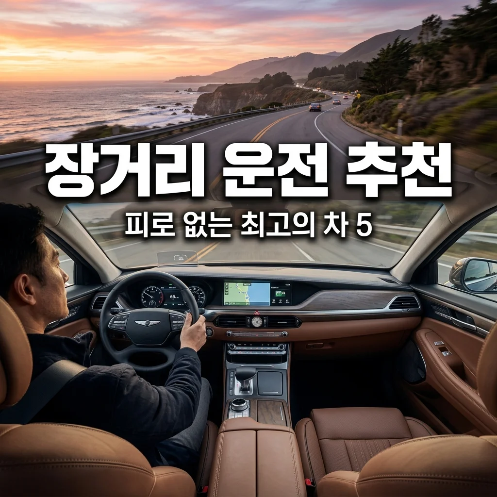 장거리 운전 좋은 차 추천 BEST 5: 피로 없는 승차감과 연비 끝판왕