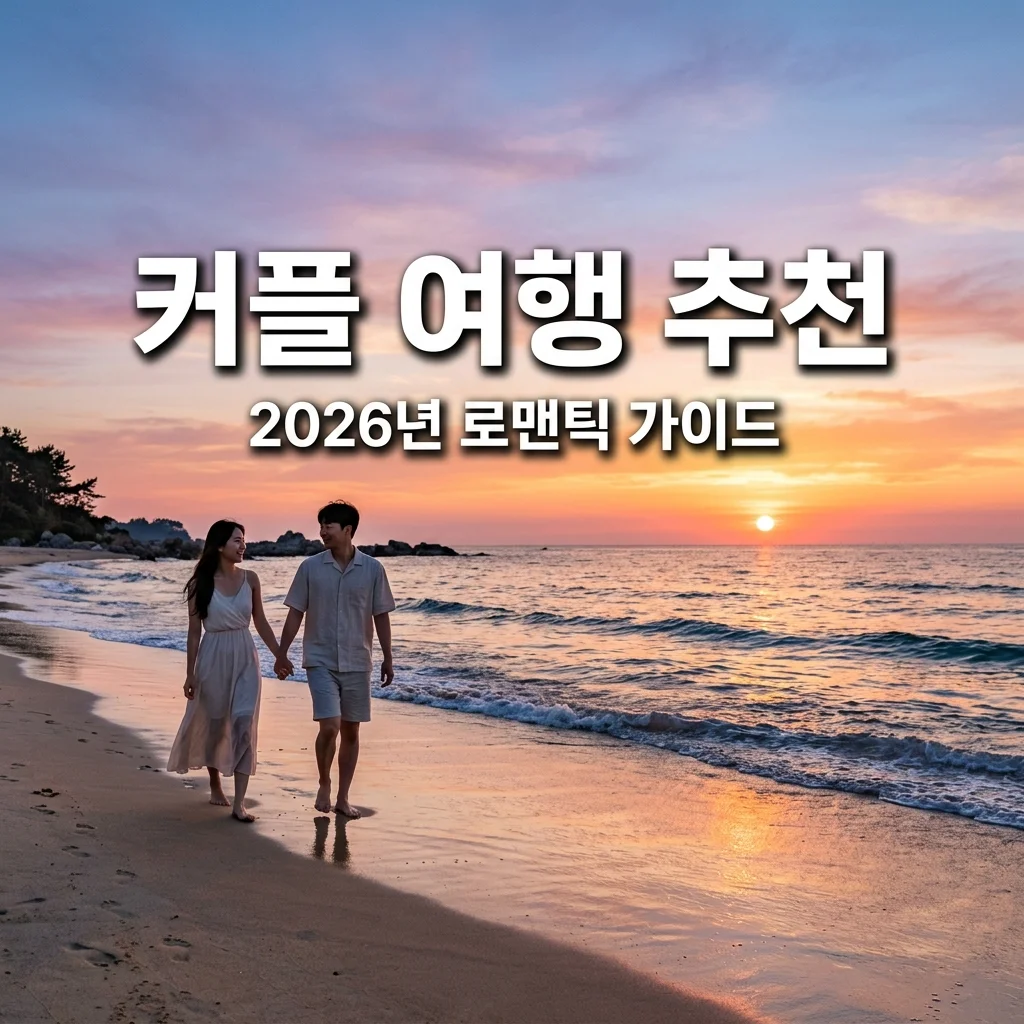 커플 여행 추천, 2026년 가장 로맨틱한 국내외 인기 명소 TOP 5