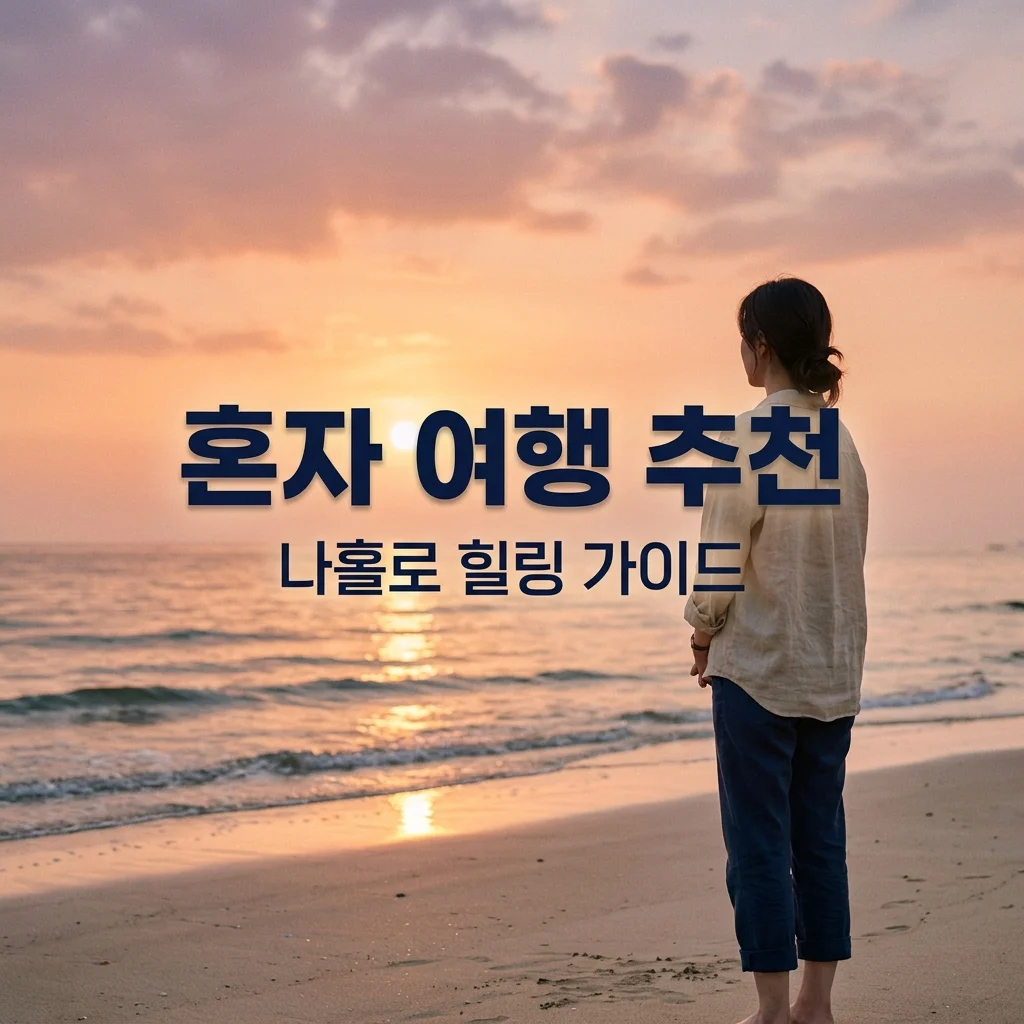 혼자 여행 추천 BEST 5! 국내외 안전하고 힐링되는 명소 총정리
