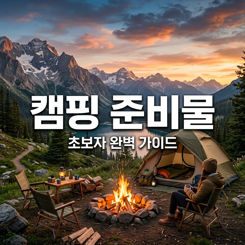 캠핑 여행 준비물 리스트 | 초보자를 위한 짐 싸기 꿀팁 (2026 최신판)
