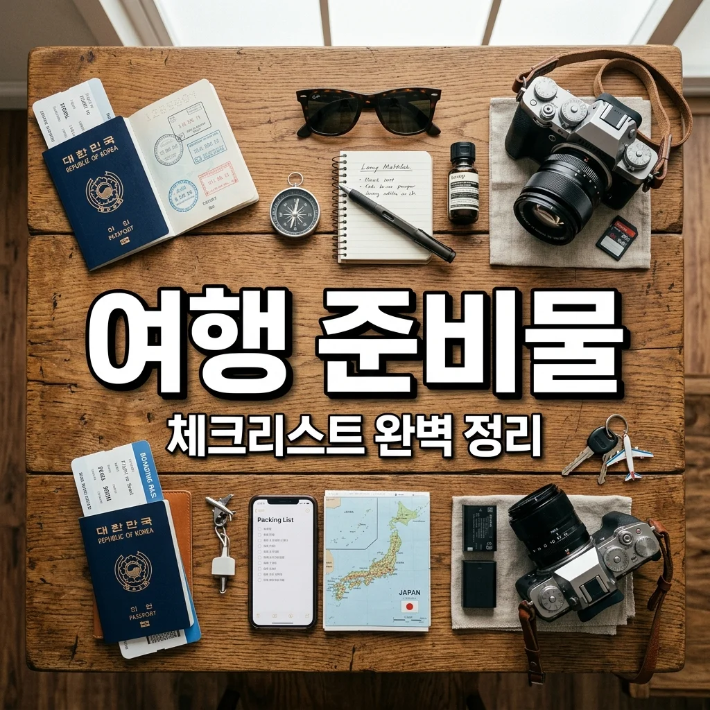 여행 준비물 체크리스트 2026 해외여행 필수품 완벽 정리