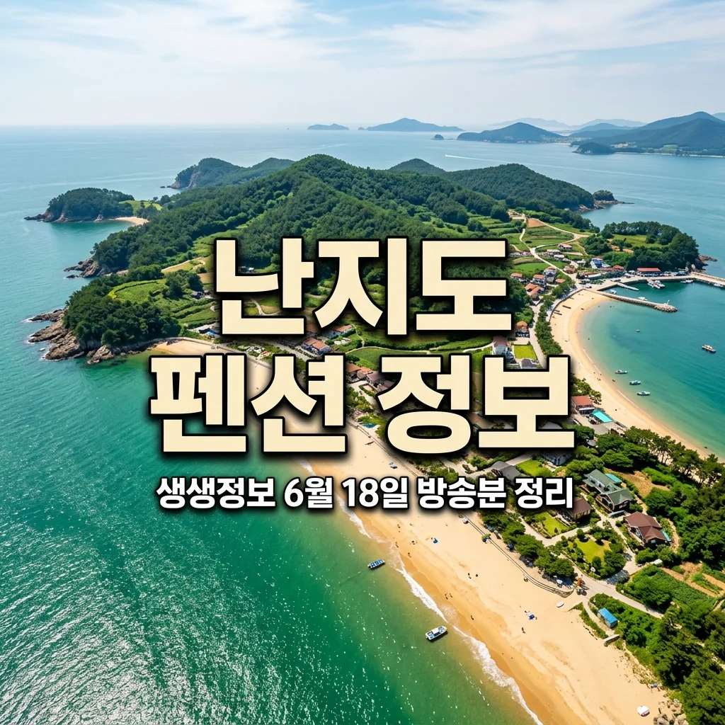 2TV 생생정보 난지도 펜션 위치 및 예약 방법 (6월 18일 방송)