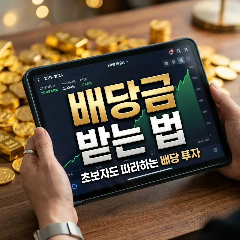 배당금 받는 법 총정리: 지급일 확인부터 세금 절세 팁까지