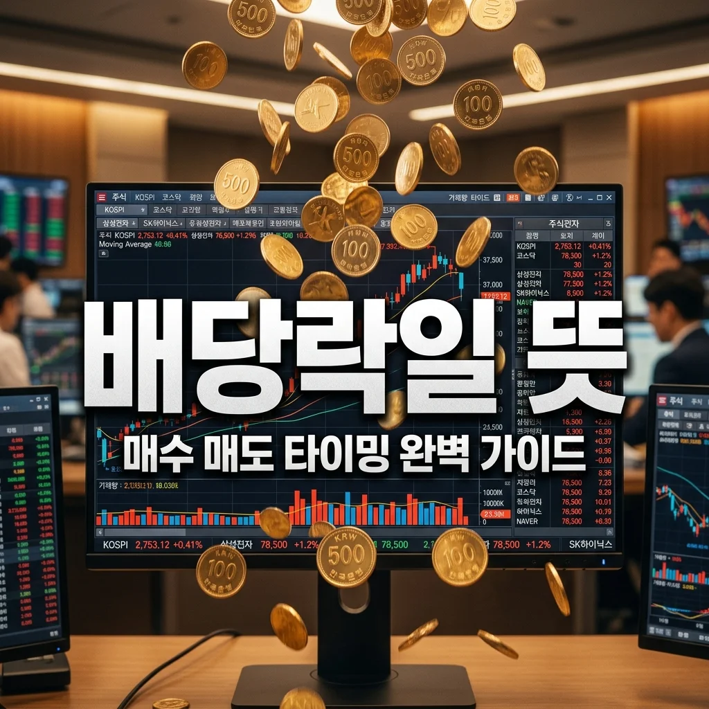 배당락일 뜻과 매수 매도 타이밍 총정리! 초보자를 위한 꿀팁