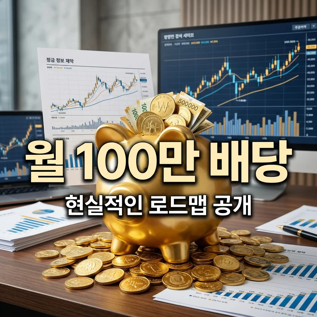 월 100만원 배당 받으려면? 필요 자금과 최적의 ETF 포트폴리오 전략
