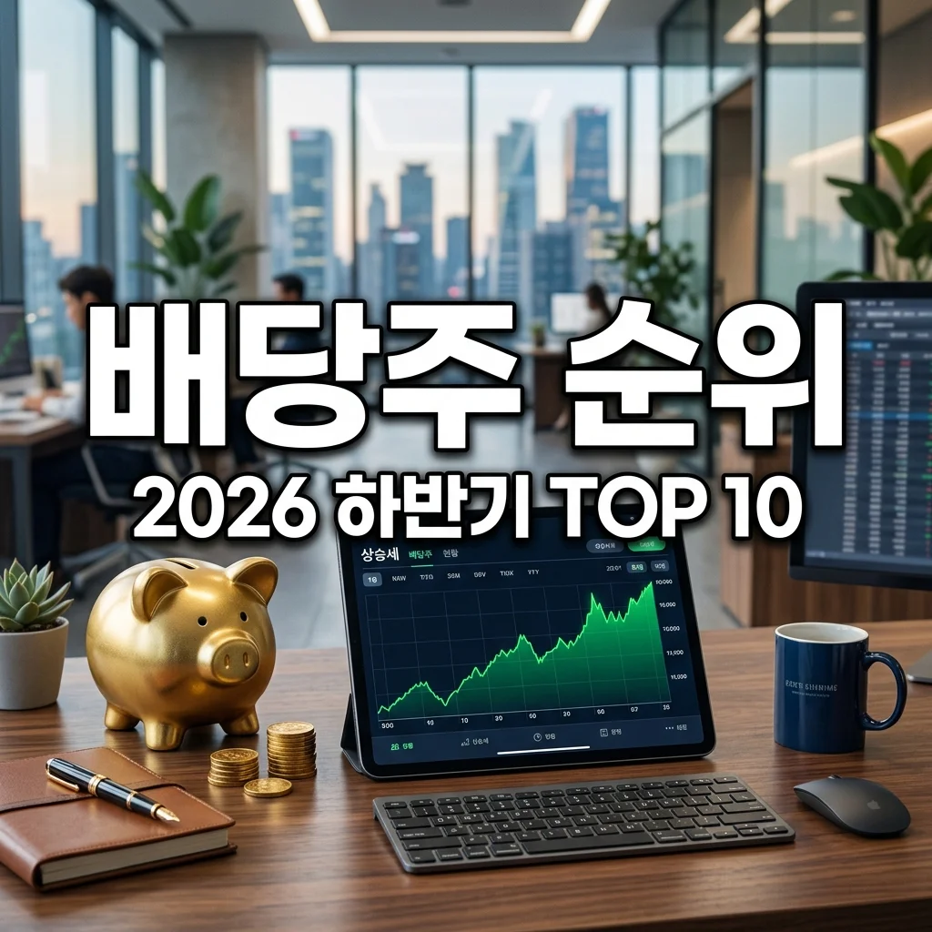 배당주 순위 TOP 10, 2026년 하반기 배당금 높은 주식 총정리