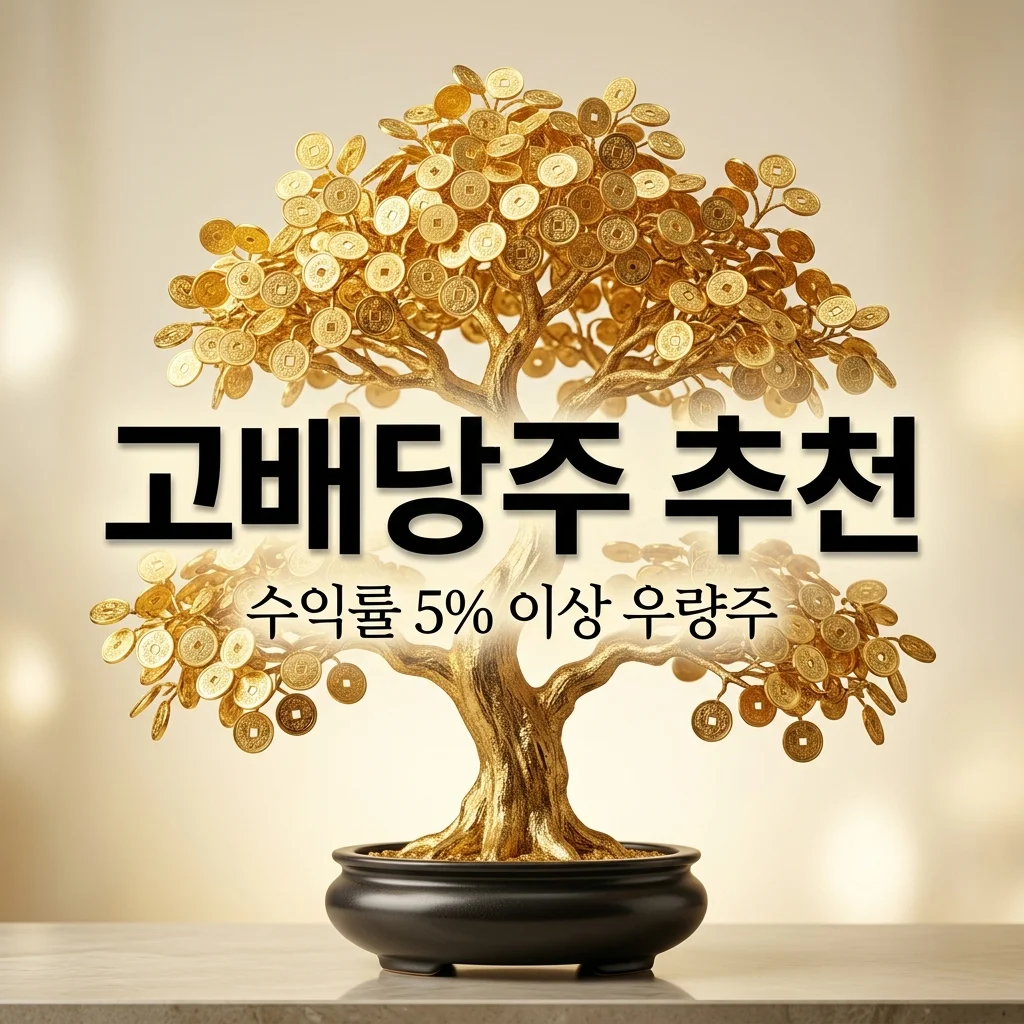 고배당주 추천 TOP 7 | 수익률 5% 이상 배당금 높은 주식 순위