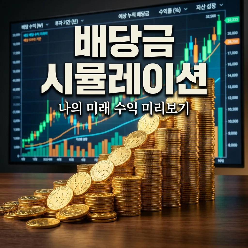 배당금 시뮬레이션으로 본 1억 투자 수익: 월 100만원 만들기 실전 가이드