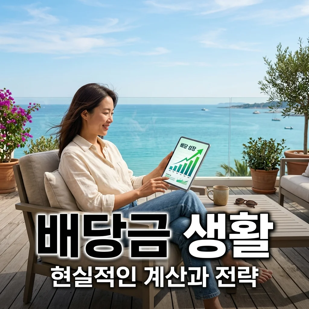 배당금으로 생활하기 현실적인 계산법과 추천 포트폴리오 3가지