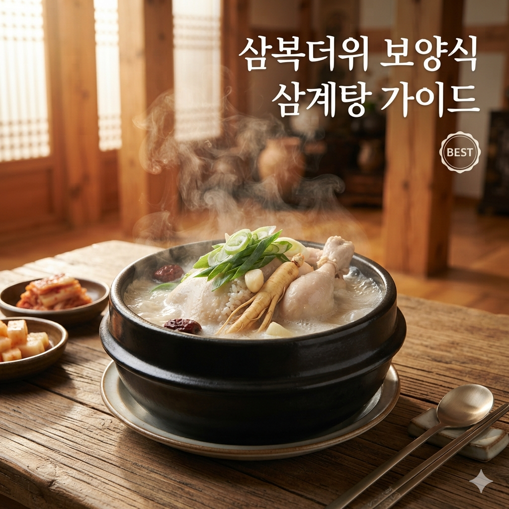 삼복더위 기운을 북돋아 주는 대표 보양 음식 가이드