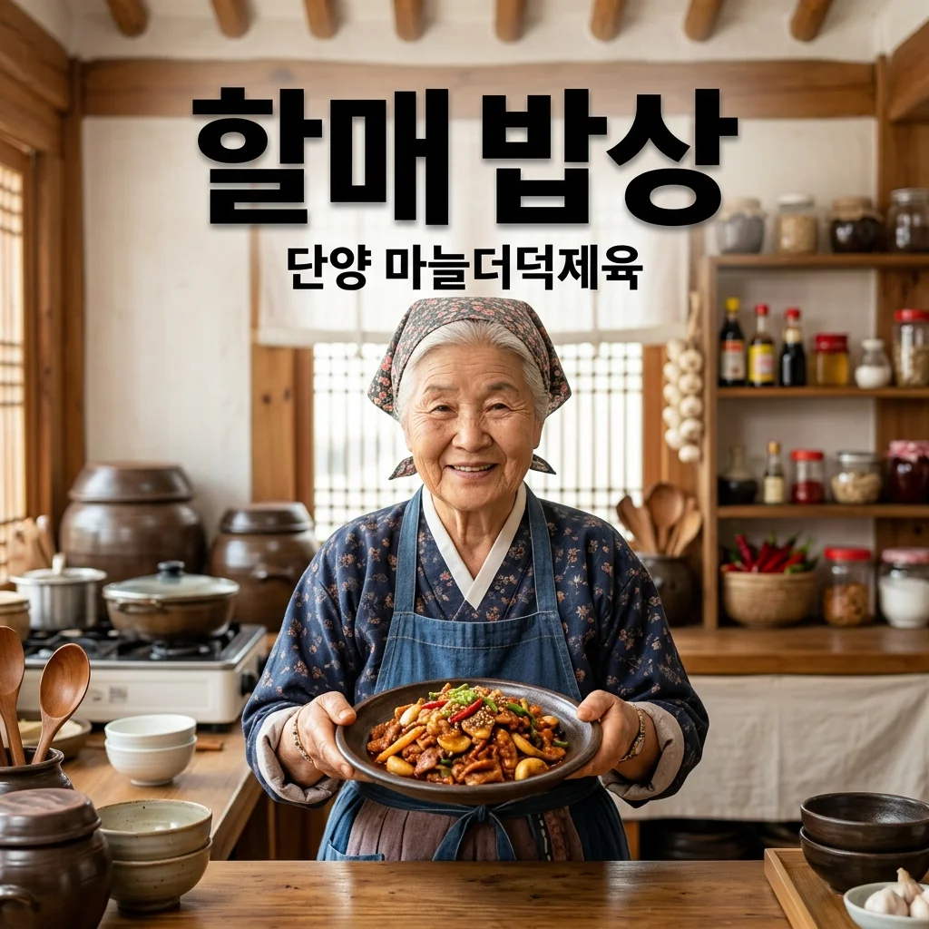 2TV 생생정보 단양 백마식당, 영식 할매 마늘더덕제육 밥상 완벽 해부!