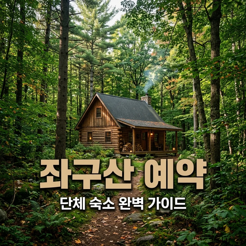 좌구산자연휴양림 예약 완전 정복: 2TV 생생정보 단체 숙소 핵심 가이드