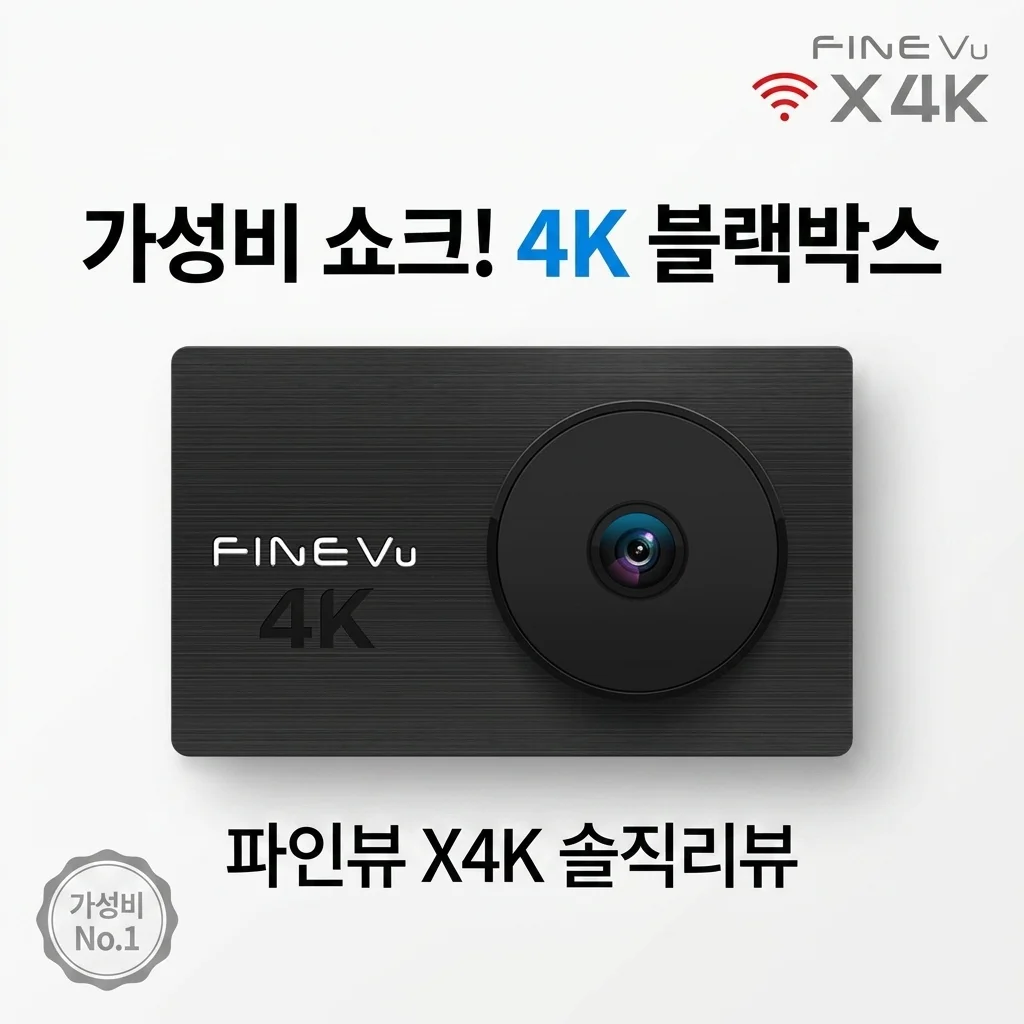 이 가격에 4K가? 파인뷰 X4K 블랙박스, 역대급 가성비 솔직 후기!