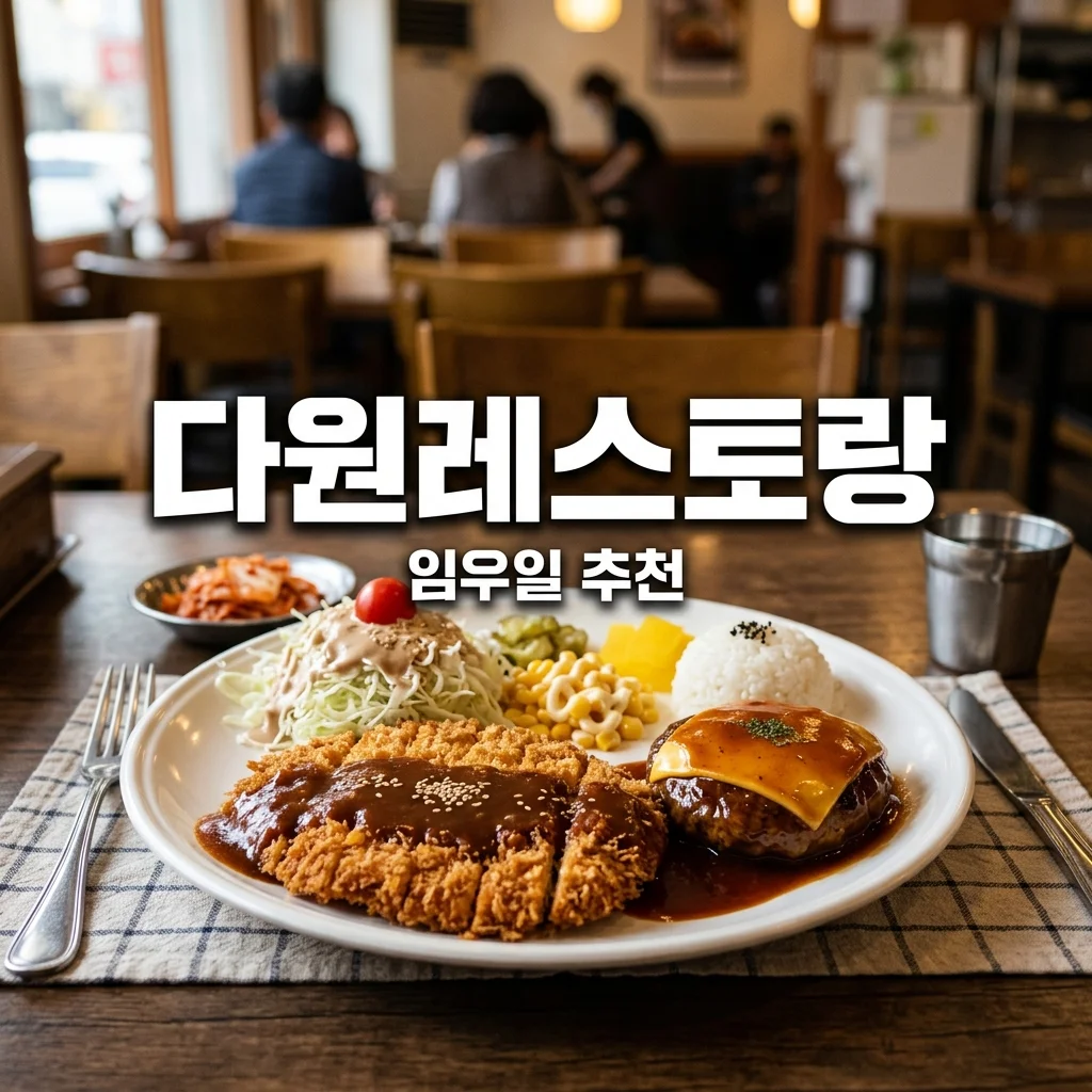 2TV 생생정보 임우일 추천! 강서구 다원레스토랑 돈가스&햄버그 맛집