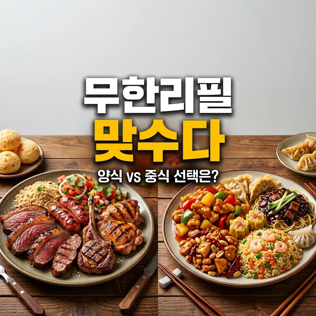 2TV 생생정보 맛집 맞수다: 양식 vs 중식 무한리필, 가성비 끝판왕은?