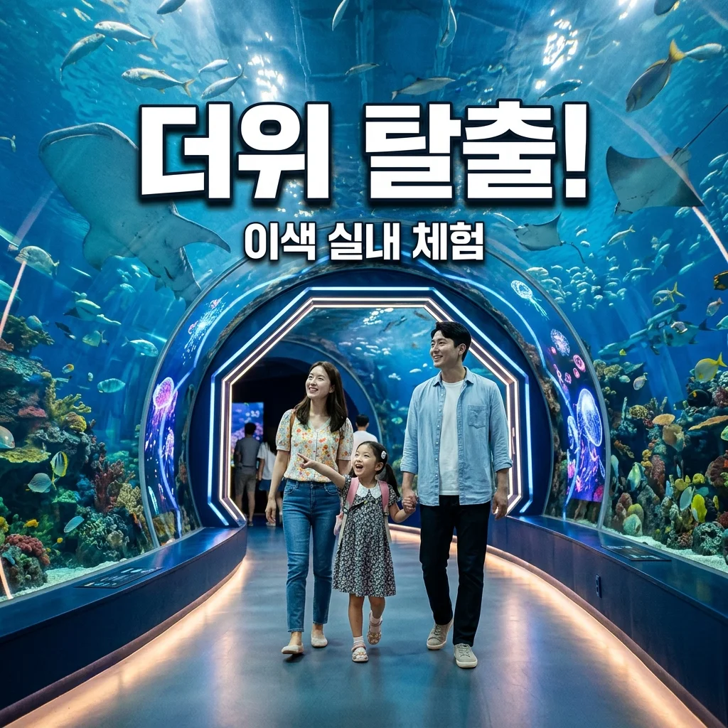 생생정보 더위 탈출! 여름 실내 이색 체험: 대전 아쿠아리움 & 홍대 아이스아트카페 총정리