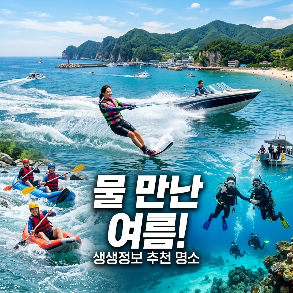 2TV 생생정보 추천! 올여름 짜릿함 가득, 수상 레포츠 명소 3곳